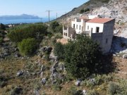 Drapanos Kreta, Drapanos: Rohbau mit Panoramablick auf das Meer und die Berge zu verkaufen Haus kaufen